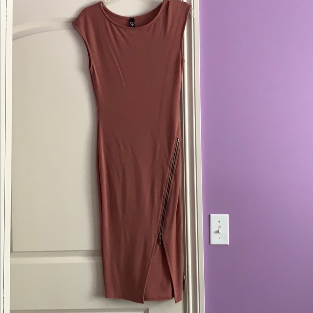 Pink nude dress